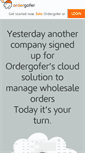 Mobile Screenshot of ordergofer.com